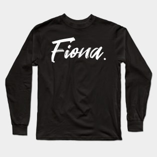 Name Fiona Long Sleeve T-Shirt